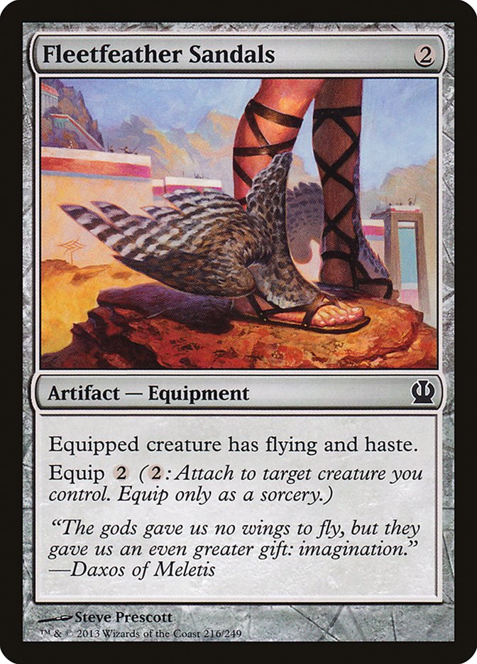 Fleetfeather Sandals [Theros] | Deep Dive Games St. Marys