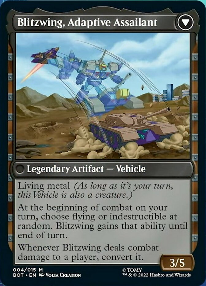 Blitzwing, Cruel Tormentor // Blitzwing, Adaptive Assailant [Transformers] | Deep Dive Games St. Marys