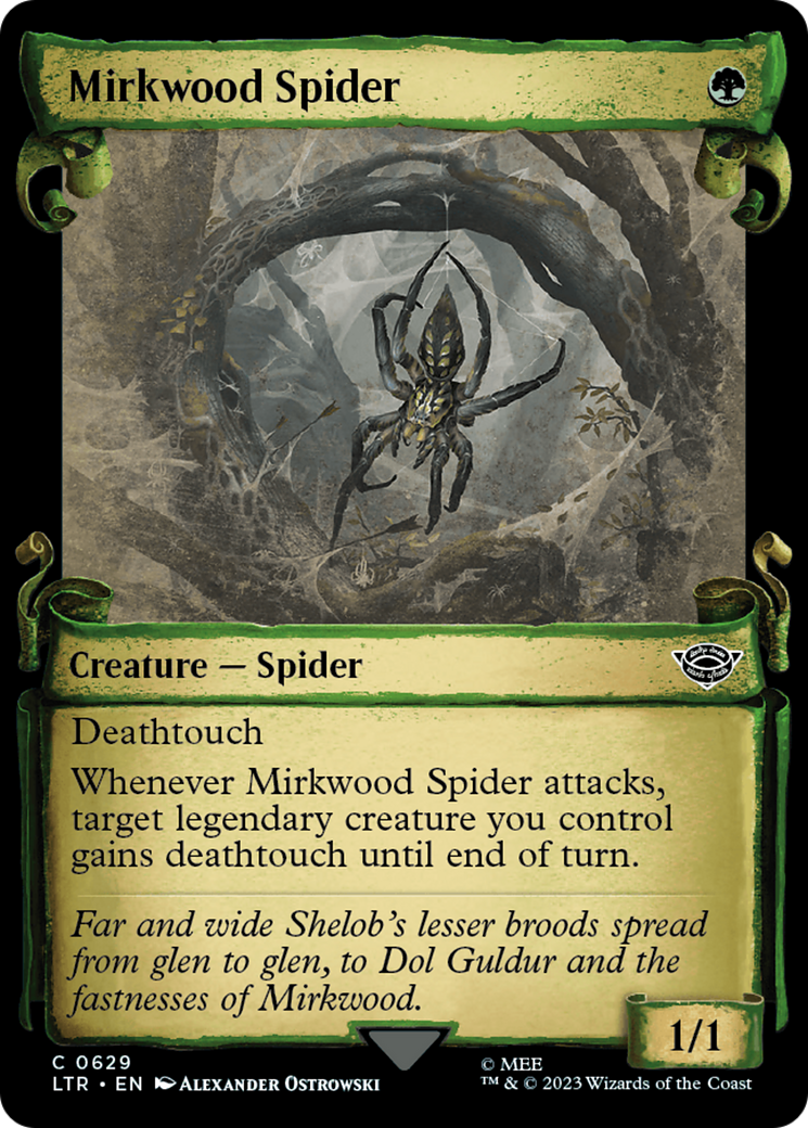 Mirkwood Spider [The Lord of the Rings: Tales of Middle-Earth Showcase Scrolls] | Deep Dive Games St. Marys