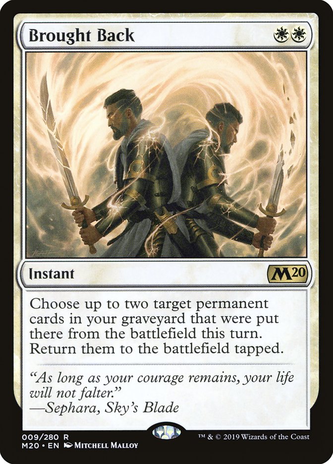 Brought Back [Core Set 2020] | Deep Dive Games St. Marys