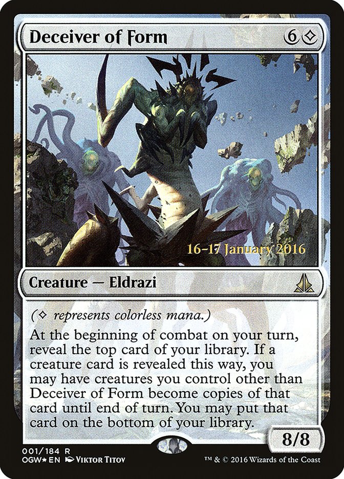 Deceiver of Form [Oath of the Gatewatch Prerelease Promos] | Deep Dive Games St. Marys