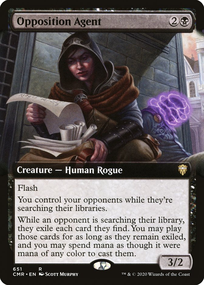 Opposition Agent (Extended Art) [Commander Legends] | Deep Dive Games St. Marys