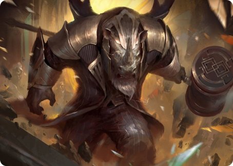Perrie, the Pulverizer Art Card [Streets of New Capenna Art Series] | Deep Dive Games St. Marys