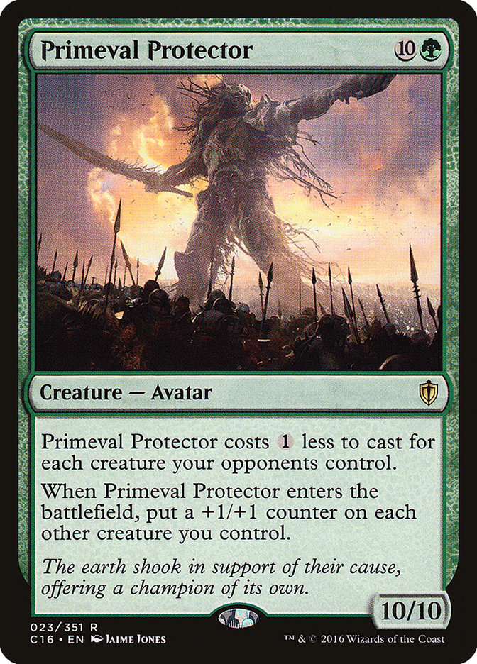 Primeval Protector [Commander 2016] | Deep Dive Games St. Marys