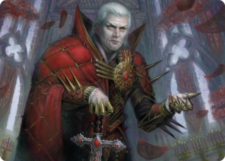 Edgar, Charmed Groom 1 Art Card [Innistrad: Crimson Vow Art Series] | Deep Dive Games St. Marys