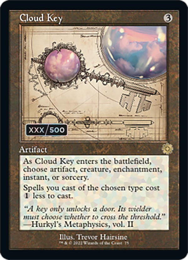 Cloud Key (Retro Schematic) (Serialized) [The Brothers' War Retro Artifacts] | Deep Dive Games St. Marys