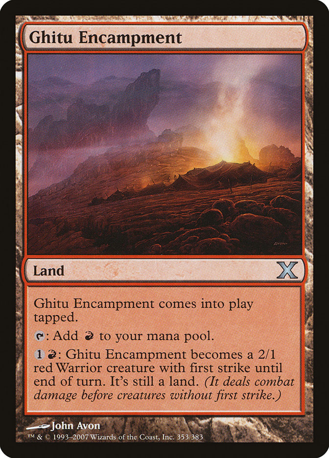 Ghitu Encampment [Tenth Edition] | Deep Dive Games St. Marys