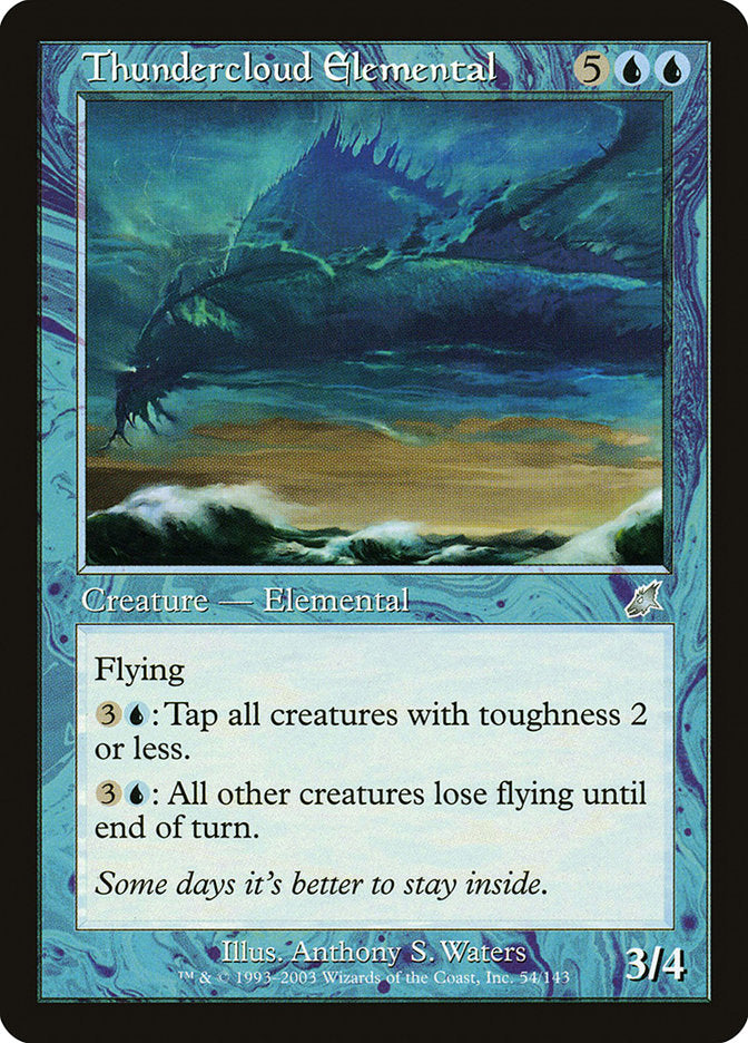Thundercloud Elemental [Scourge] | Deep Dive Games St. Marys