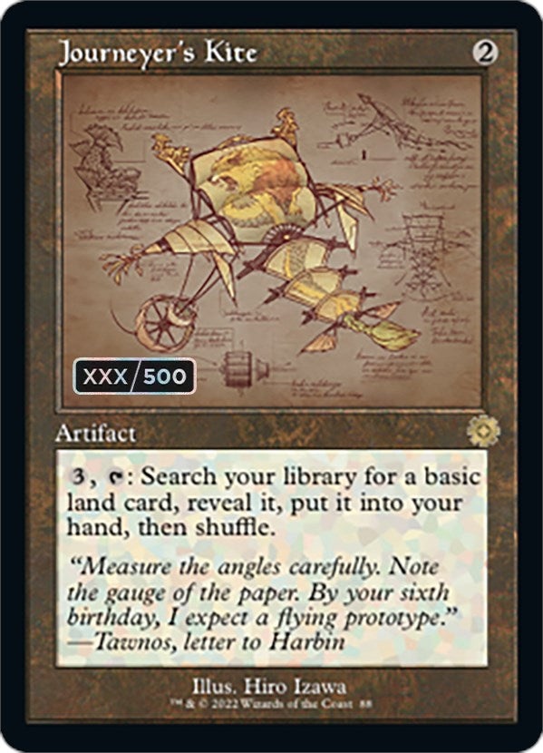 Journeyer's Kite (Retro Schematic) (Serialized) [The Brothers' War Retro Artifacts] | Deep Dive Games St. Marys