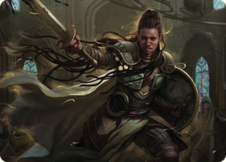 Shanna, Purifying Blade Art Card 1 [Dominaria United Art Series] | Deep Dive Games St. Marys