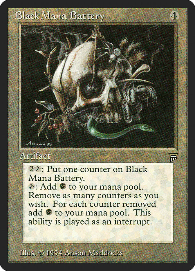 Black Mana Battery [Legends] | Deep Dive Games St. Marys