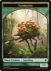Saproling (016) // Spirit (006) Double-Sided Token [Commander 2016 Tokens] | Deep Dive Games St. Marys
