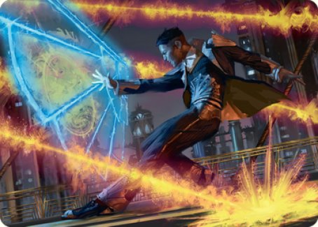 Wingshield Agent Art Card [Streets of New Capenna Art Series] | Deep Dive Games St. Marys