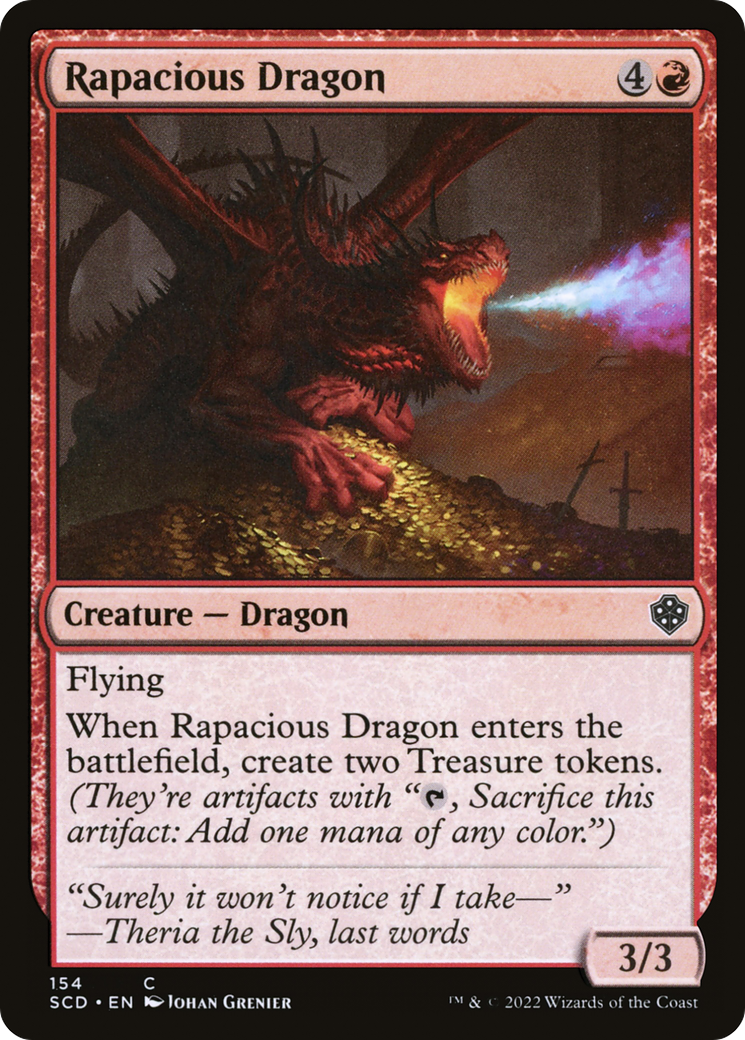 Rapacious Dragon [Starter Commander Decks] | Deep Dive Games St. Marys