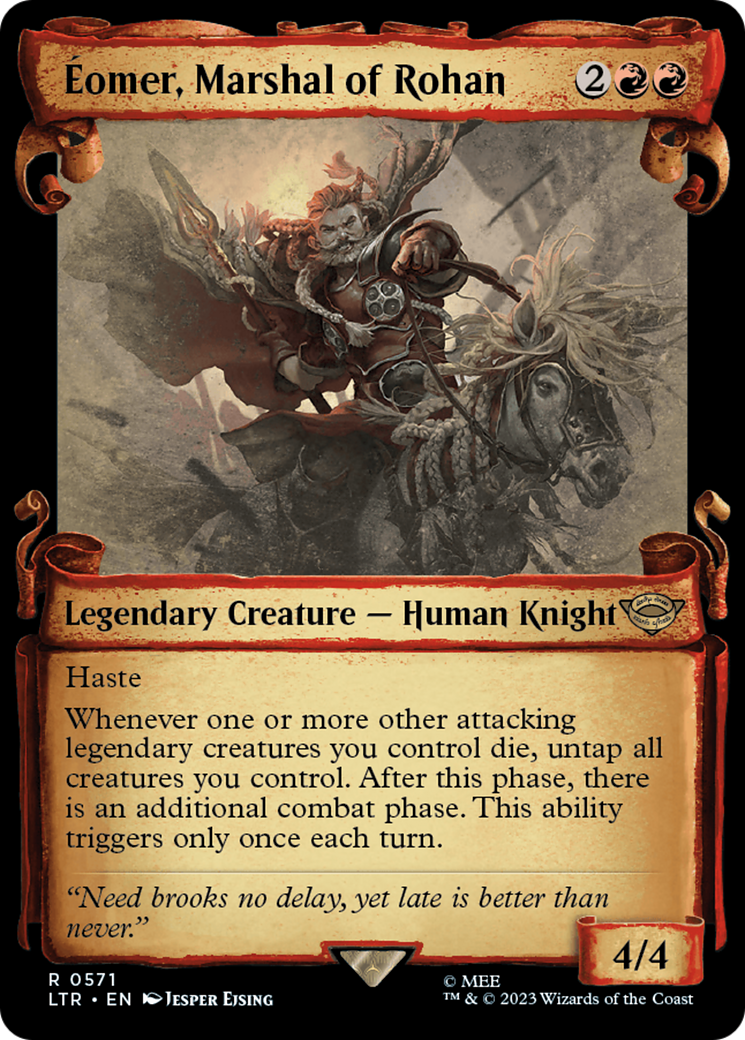 Eomer, Marshal of Rohan [The Lord of the Rings: Tales of Middle-Earth Showcase Scrolls] | Deep Dive Games St. Marys