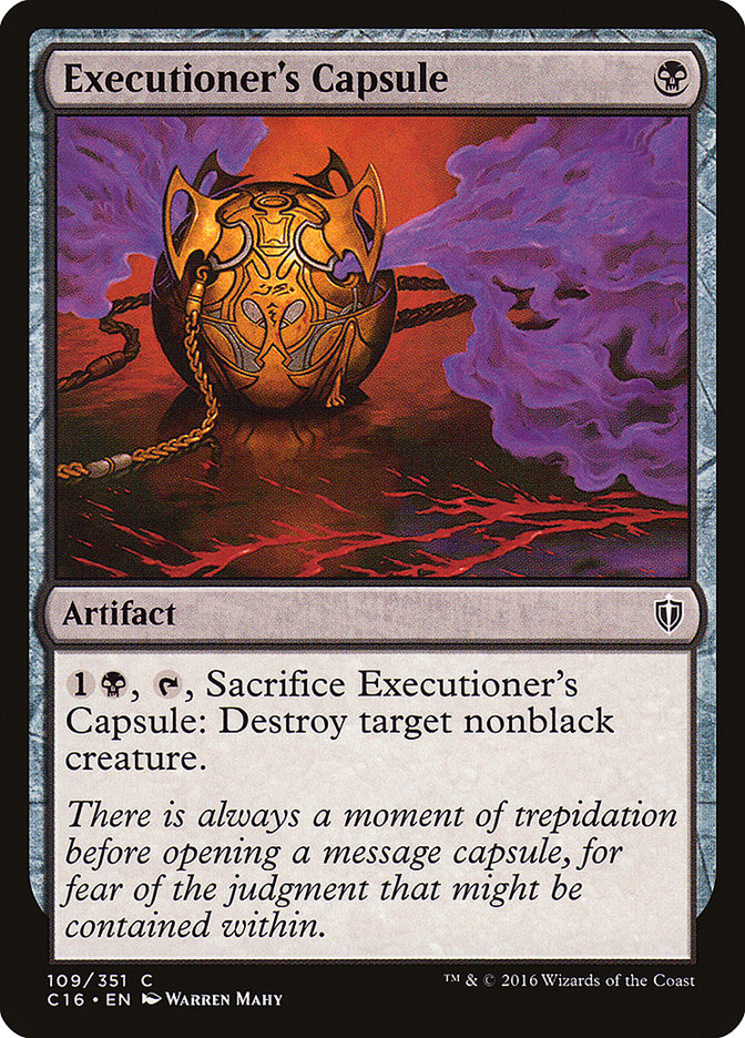 Executioner's Capsule [Commander 2016] | Deep Dive Games St. Marys