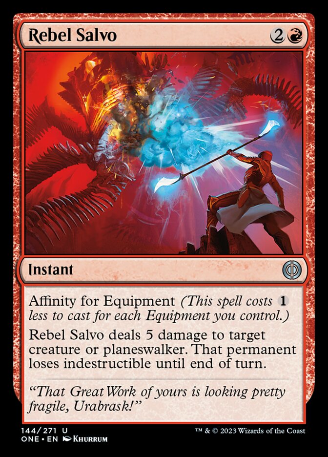 Rebel Salvo [Phyrexia: All Will Be One] | Deep Dive Games St. Marys
