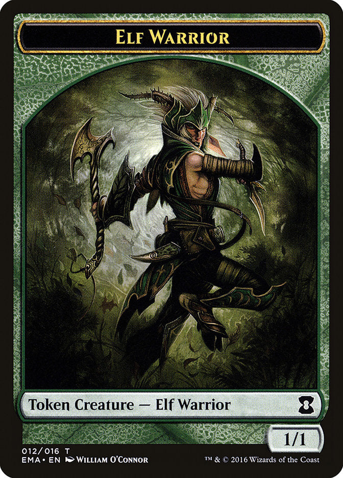 Elf Warrior Token [Eternal Masters Tokens] | Deep Dive Games St. Marys