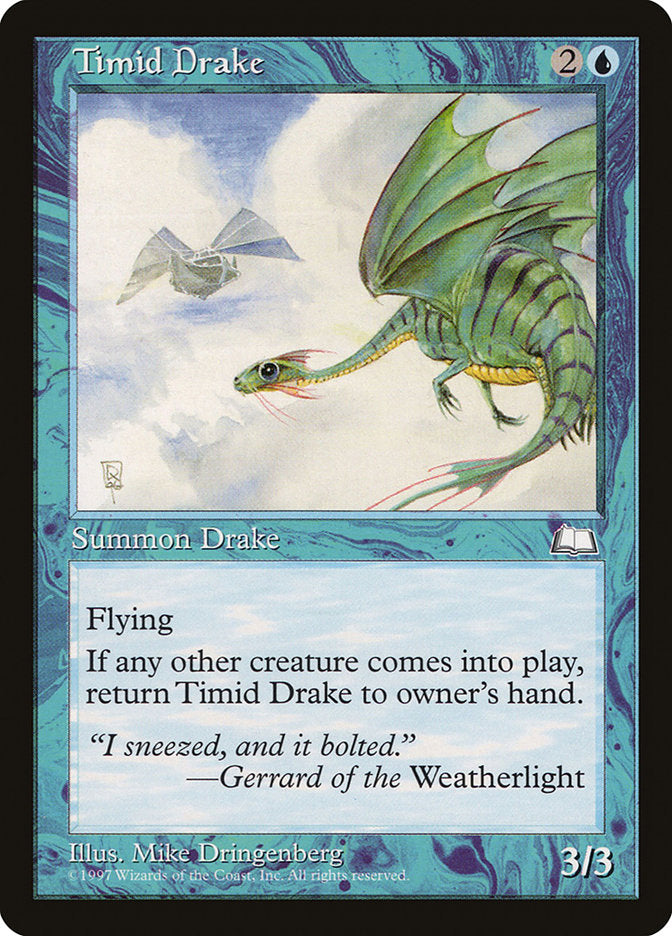 Timid Drake [Weatherlight] | Deep Dive Games St. Marys