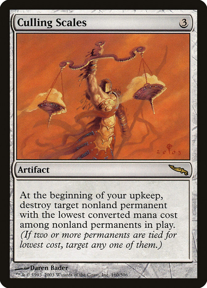Culling Scales [Mirrodin] | Deep Dive Games St. Marys
