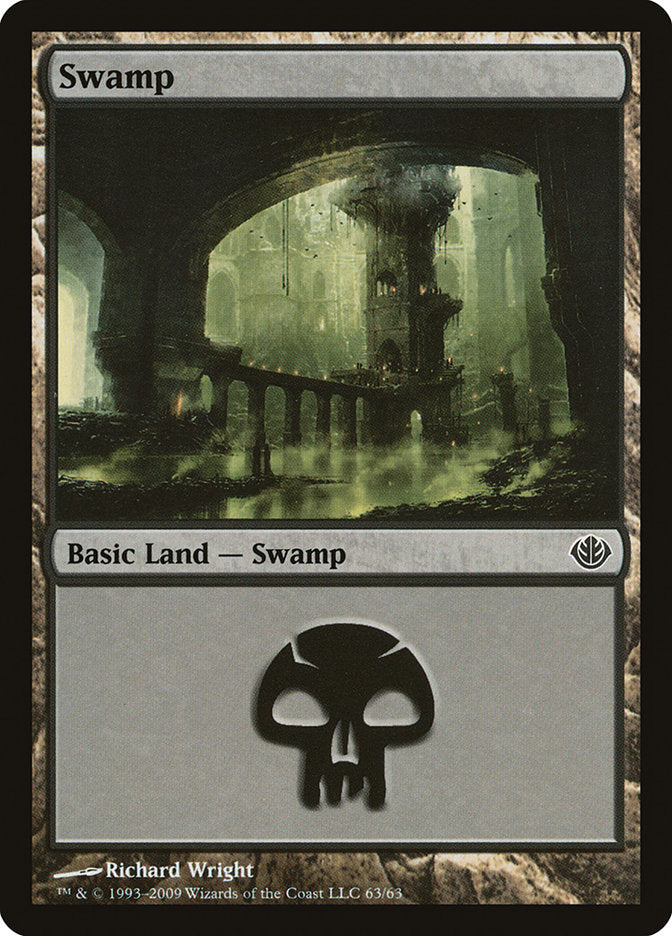 Swamp (63) [Duel Decks: Garruk vs. Liliana] | Deep Dive Games St. Marys