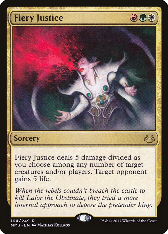 Fiery Justice [Modern Masters 2017] | Deep Dive Games St. Marys