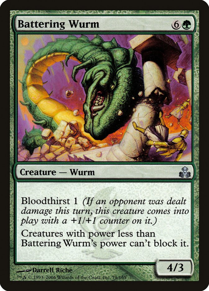 Battering Wurm [Guildpact] | Deep Dive Games St. Marys