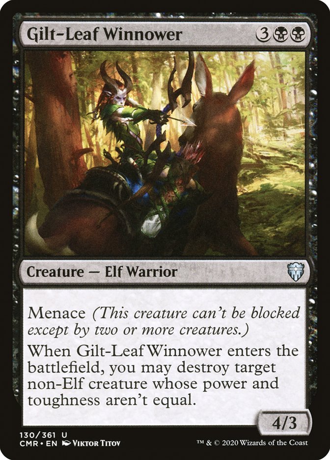 Gilt-Leaf Winnower [Commander Legends] | Deep Dive Games St. Marys