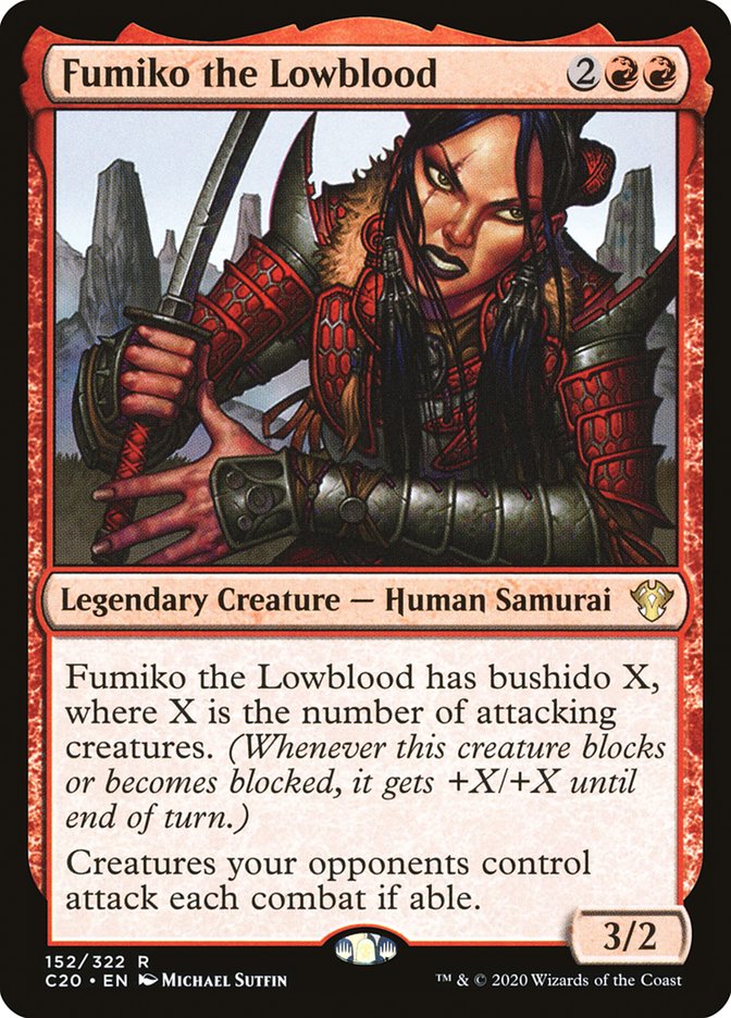 Fumiko the Lowblood [Commander 2020] | Deep Dive Games St. Marys
