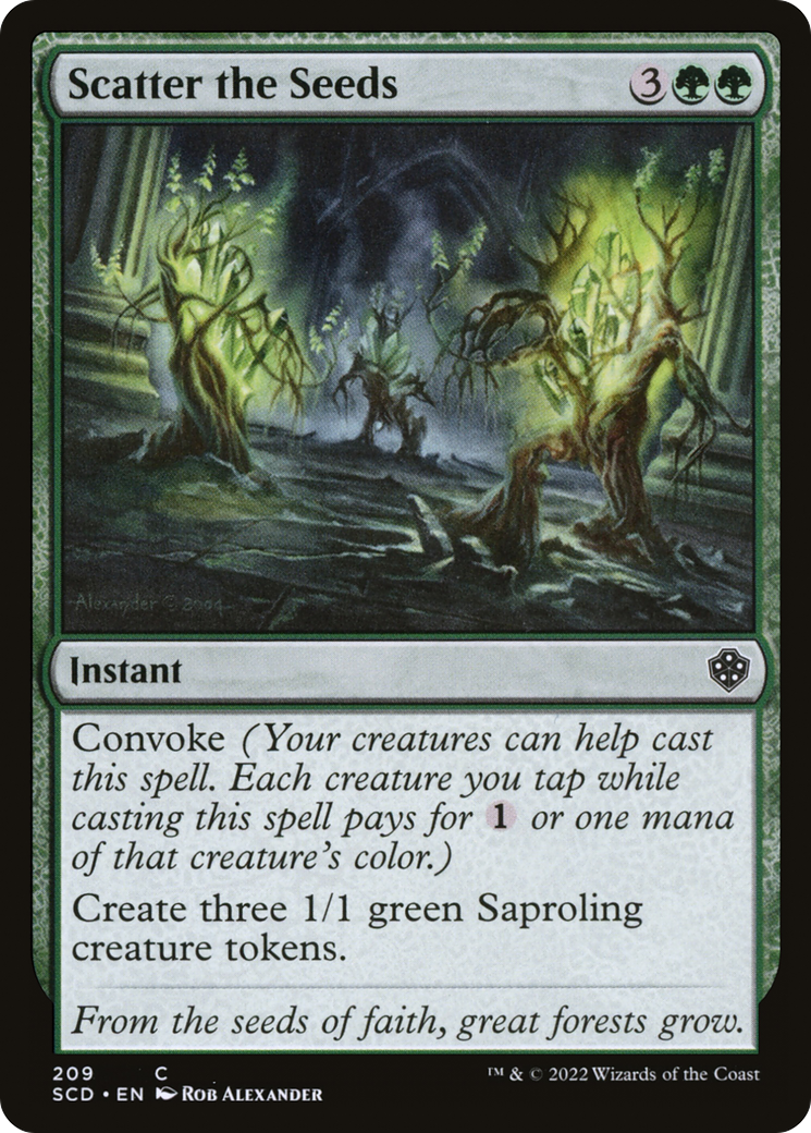 Scatter the Seeds [Starter Commander Decks] | Deep Dive Games St. Marys