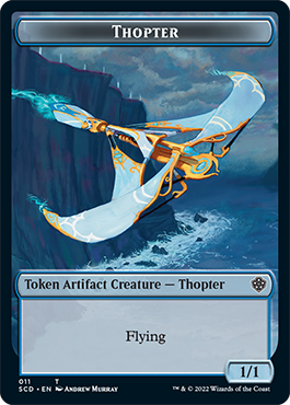 Pegasus // Thopter Double-Sided Token [Starter Commander Decks] | Deep Dive Games St. Marys