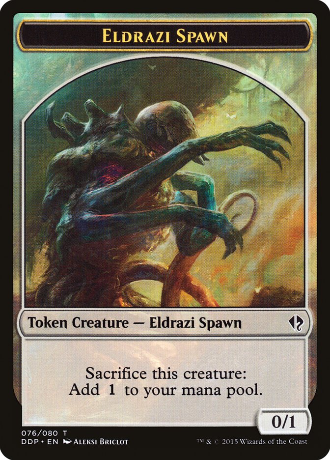 Eldrazi Spawn Token (076/080) [Duel Decks: Zendikar vs. Eldrazi] | Deep Dive Games St. Marys
