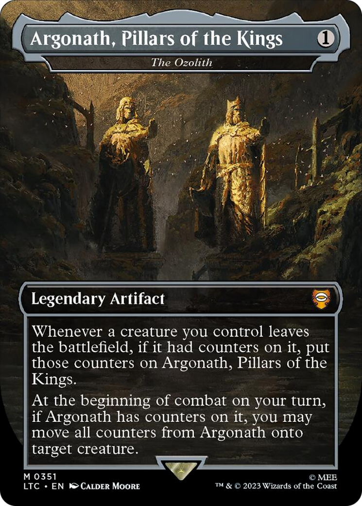 The Ozolith - Argonath, Pillars of the Kings (Surge Foil) [The Lord of the Rings: Tales of Middle-Earth Commander] | Deep Dive Games St. Marys