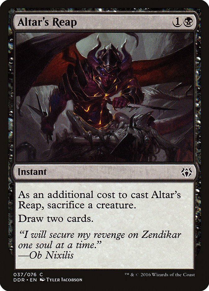 Altar's Reap [Duel Decks: Nissa vs. Ob Nixilis] | Deep Dive Games St. Marys