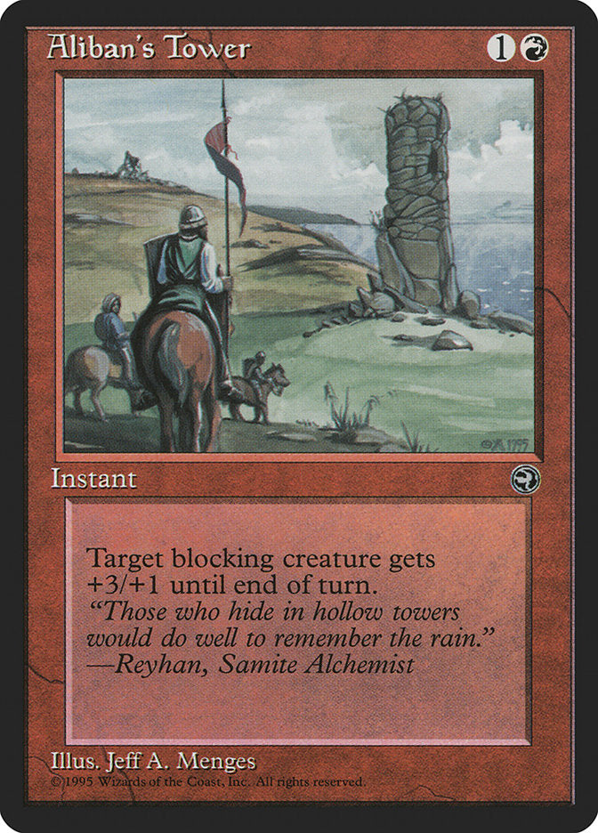 Aliban's Tower (Reyhan Flavor Text) [Homelands] | Deep Dive Games St. Marys