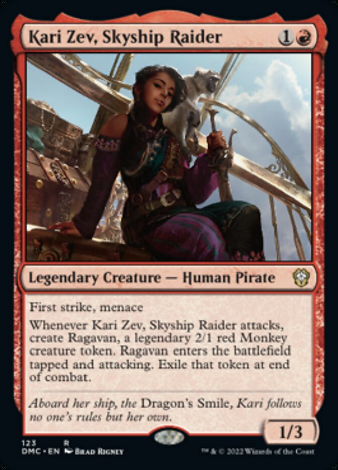 Kari Zev, Skyship Raider [Dominaria United Commander] | Deep Dive Games St. Marys
