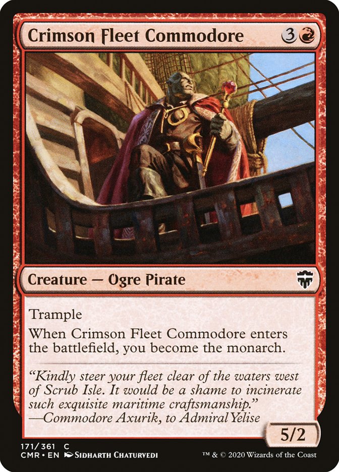 Crimson Fleet Commodore [Commander Legends] | Deep Dive Games St. Marys