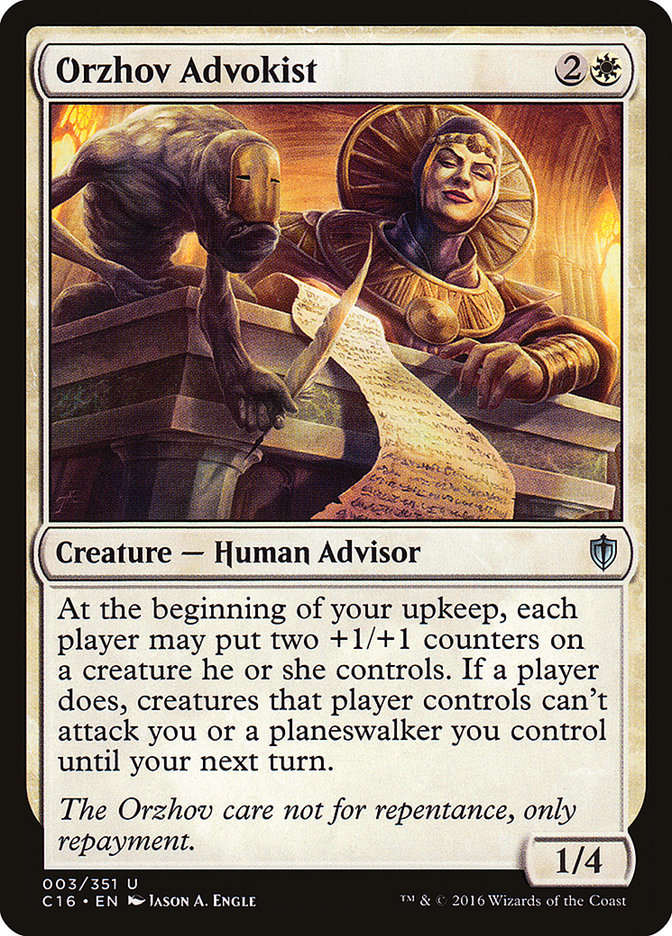Orzhov Advokist [Commander 2016] | Deep Dive Games St. Marys
