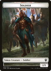Soldier // The Monarch Double-Sided Token [Commander Legends Tokens] | Deep Dive Games St. Marys