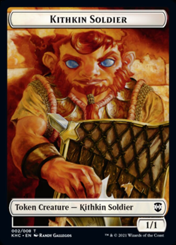 Kithkin Soldier Token [Kaldheim Commander Tokens] | Deep Dive Games St. Marys
