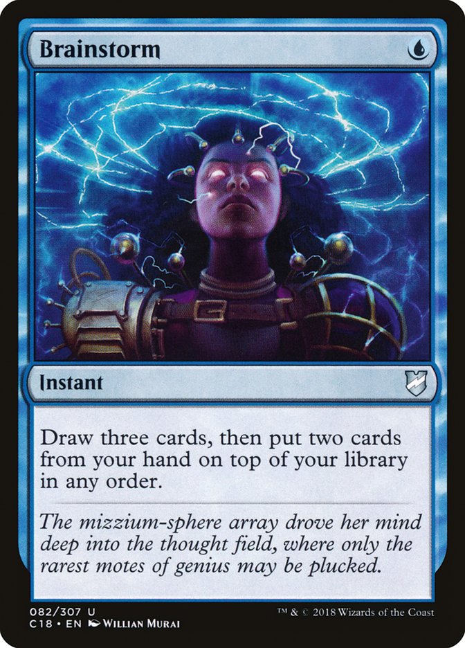 Brainstorm [Commander 2018] | Deep Dive Games St. Marys