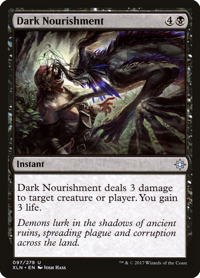 Dark Nourishment [Ixalan] | Deep Dive Games St. Marys