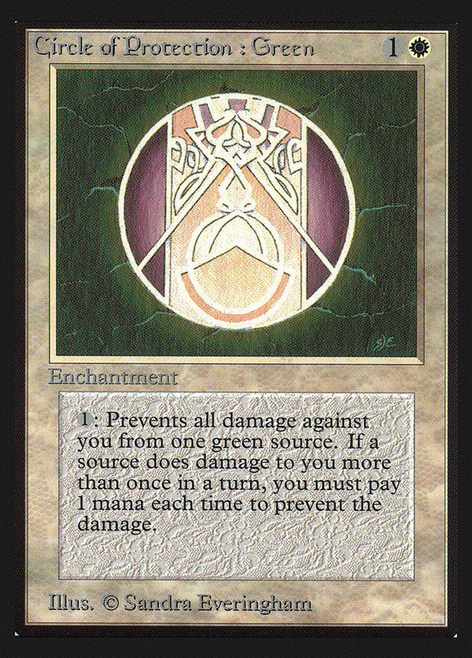 Circle of Protection: Green [International Collectors' Edition] | Deep Dive Games St. Marys