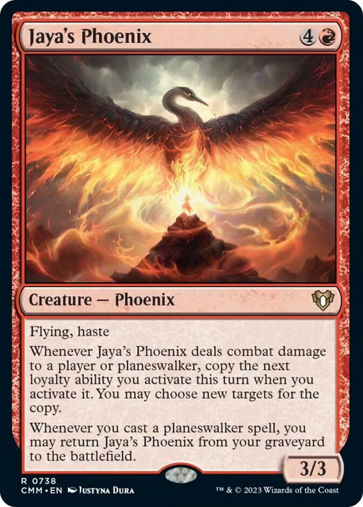 Jaya's Phoenix [Commander Masters] | Deep Dive Games St. Marys