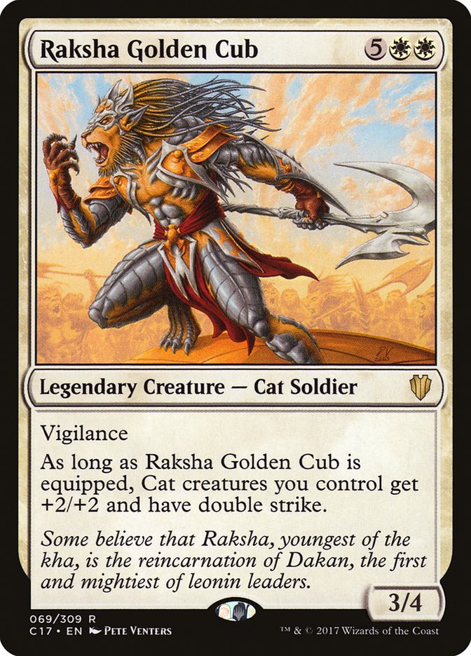 Raksha Golden Cub [Commander 2017] | Deep Dive Games St. Marys