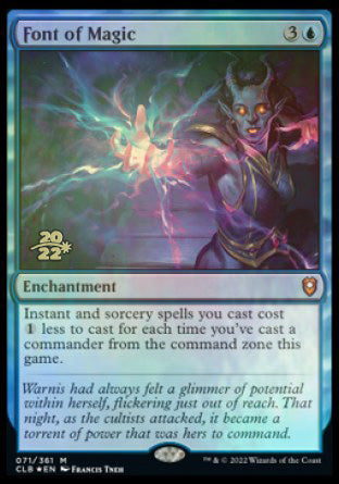 Font of Magic [Commander Legends: Battle for Baldur's Gate Prerelease Promos] | Deep Dive Games St. Marys