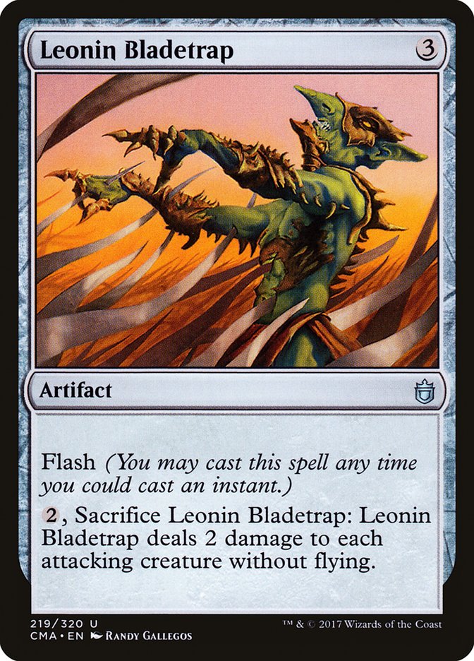 Leonin Bladetrap [Commander Anthology] | Deep Dive Games St. Marys