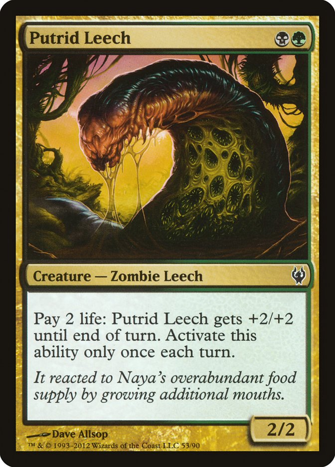 Putrid Leech [Duel Decks: Izzet vs. Golgari] | Deep Dive Games St. Marys