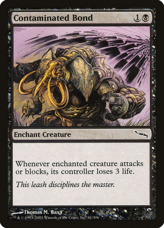 Contaminated Bond [Mirrodin] | Deep Dive Games St. Marys