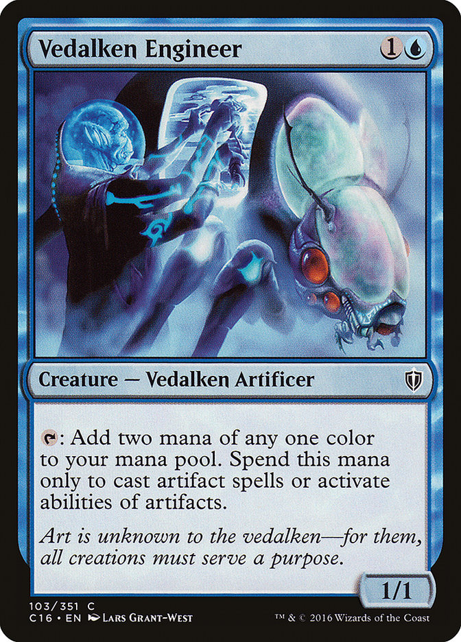 Vedalken Engineer [Commander 2016] | Deep Dive Games St. Marys